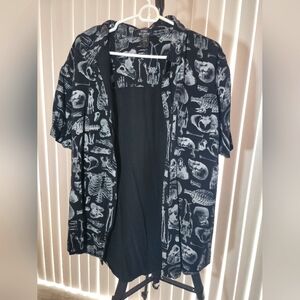Skeleton Button Up